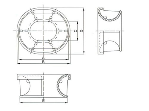 JIS F 2007-1976 Mooring Chock ( A)