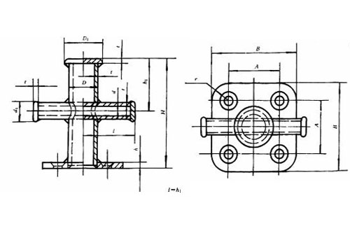 GB T554-96 Type D Single Cross Bollard