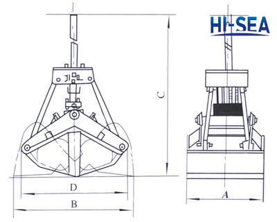 Dredging Clamshell Grab