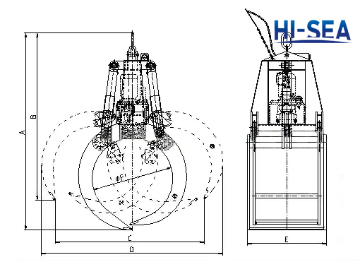 Electric Hydraulic Timber Grab