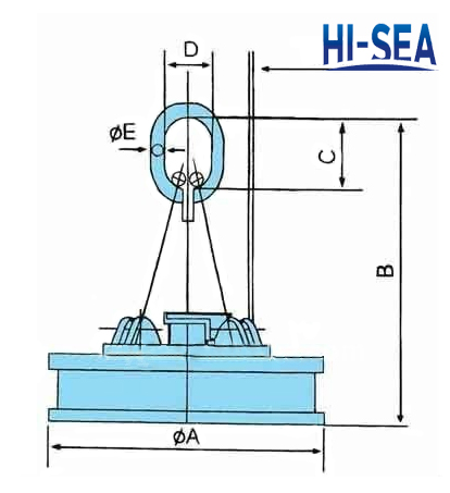 Electric Magnetic Lifter for Scraps