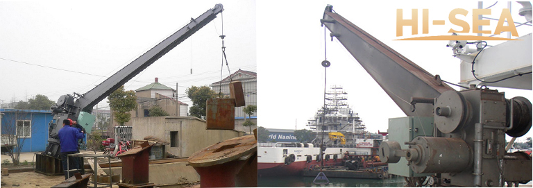 Single Arm Electric Slewing Liferaft Davit