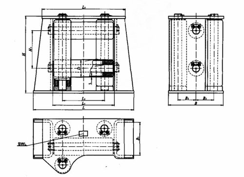 CB 3062-2011 Five Roller Fairlead Type C