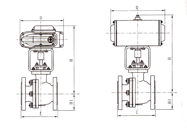 Electric Fluorine Control Ball Valve