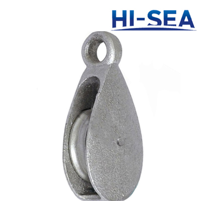 Galvanized Single Sheave Pulley