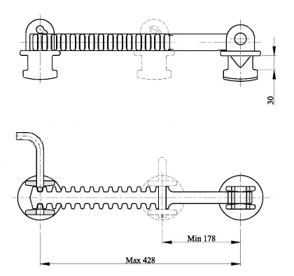 Heavy Duty Container Bridge Fitting