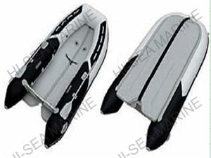 Inflatable sport boat with VIB floor