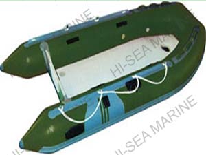Inflatable sport boat with airmat floor