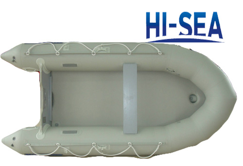 Inflatable boat with airmat floor