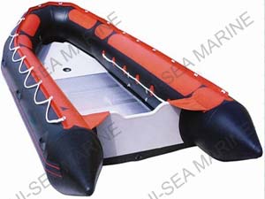 Inflatable sport boat with aluminum floor