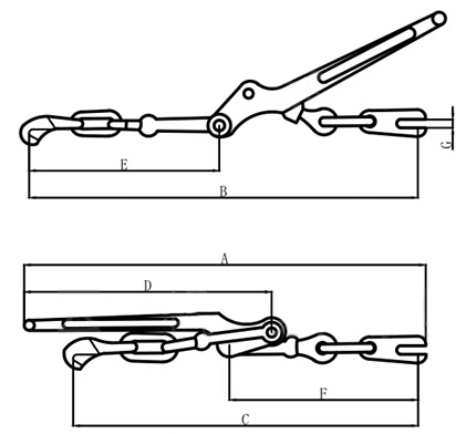 Lever Type Load Binder with Claw Hook