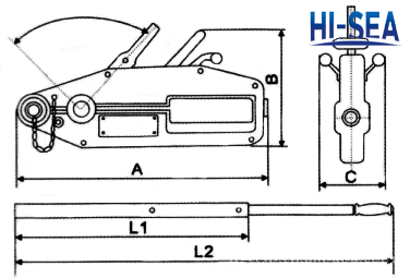 Manual Lever Wire Rope Block