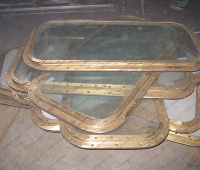 Copper Bolted Non Opening Window