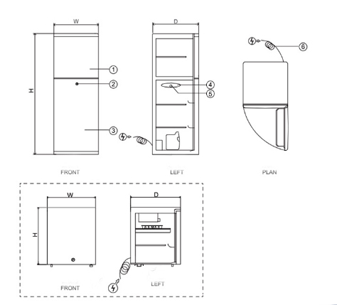 Marine Cabin Refrigerator