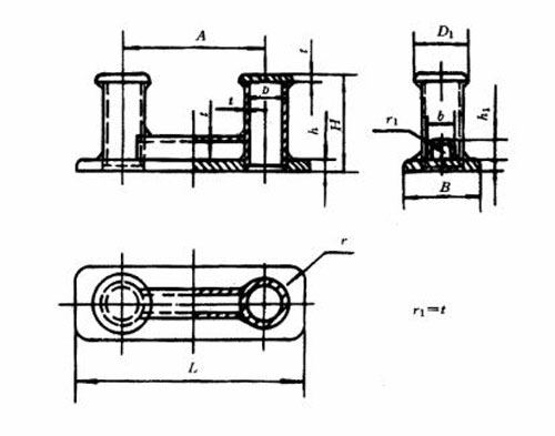 GB T554-96 Type C Simple Bollard