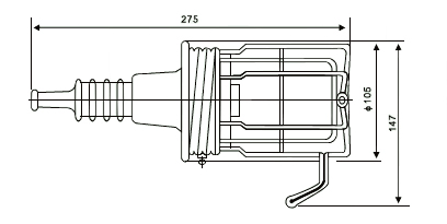 Marine Rubber Portable Light