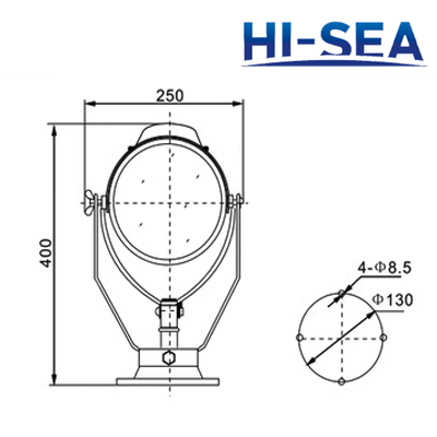 Reflector Bulb Marine Search Light TG16A