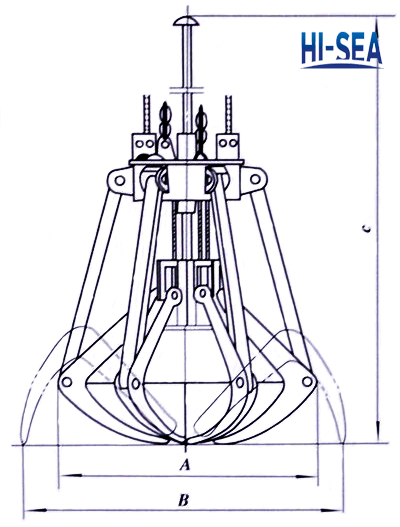 Mechanical Steel Scrap Grab