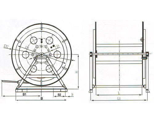 Mooring Fiber Wire Reel