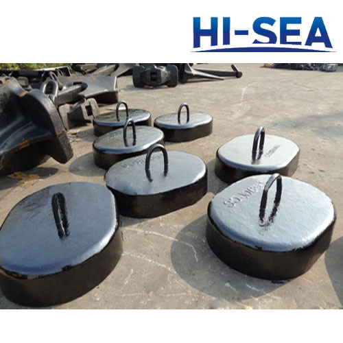 Oval Cast Iron Sinker