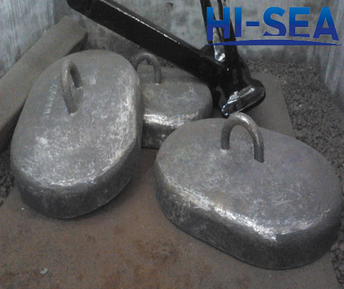 Oval Mooring Sinker