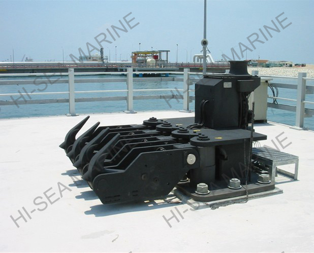 Quadruple Quick Release Mooring Hook