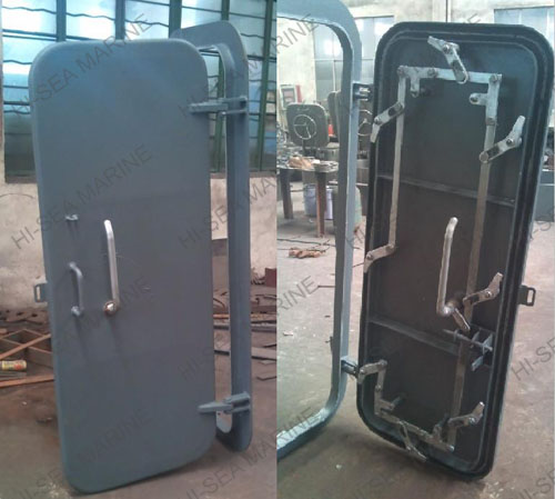 Quick open & closing steel watertight door 