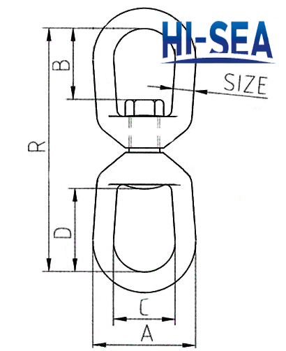 Marine Hardware  Regular Swivels G402