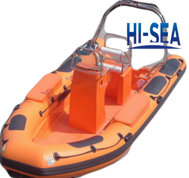Rigid Inflatable Boat for Rescue