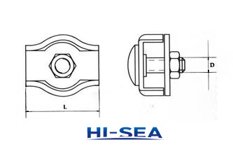 Stainless Steel Simplex Wire Rope Clip