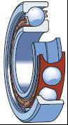 Large angular contact ball bearings
