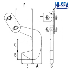 Single Steel Plate Lifting Clamp