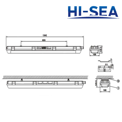 Explosion-proof Plastic Fluorescent Light
