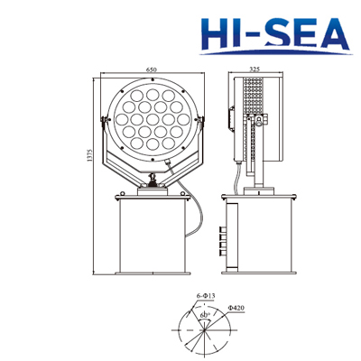 Marine LED Search Light