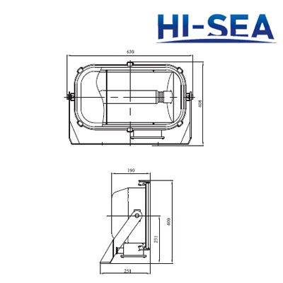 Marine Stainless Steel Flood Light TG13