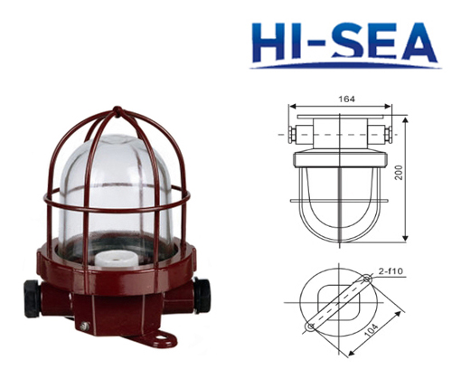 Stainless Steel Marine Incandescent Pendant Light