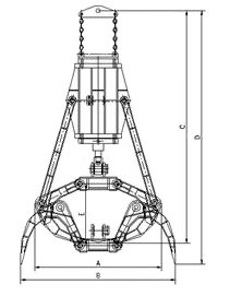 Stainless Steel Pneumatic Grab