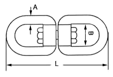 Stainless Steel Regular Swivel