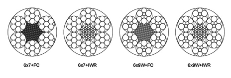 Ungalvanized and galvanized Steel Wire Rope 67,69