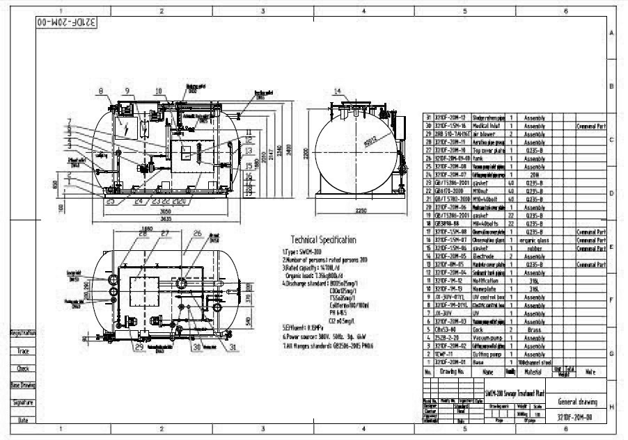 200 persons Waste Water Treatment Plant