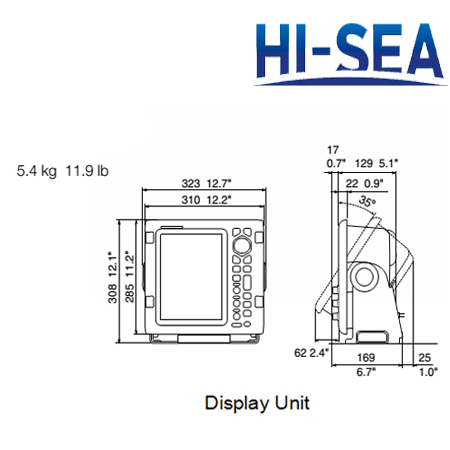 10.4-Inch Multi-Color LCD Radar