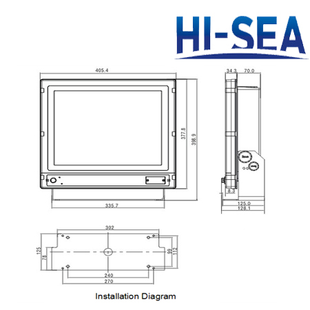 15-Inch Multi-Functional Marine GPS Navigator