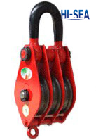 Three Wheels Pulley Block