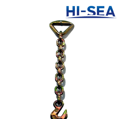 Triangle Ring Chain Sling with Eye Grab Hook