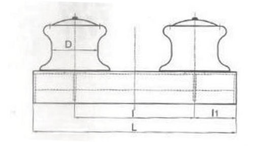 Open Type Two-Roller Fairlead