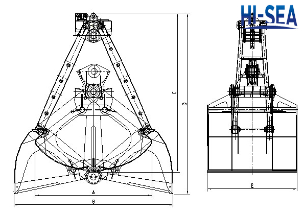 Two Ropes Mechanical Grab