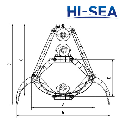 Two Ropes Orange Peel Grab
