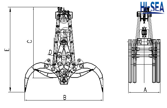 Two Ropes Timber Grab