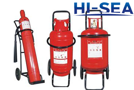 wheeled fire extinguisher
