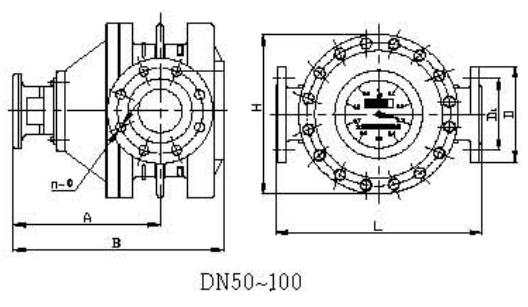 DN10 Marine Gear Flowmeter